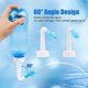 thumbnail image 3 of 500ml Adultos Niños Aerosol Nasal Limpiador Nasal Irrigador Nasal Neti Pot Arandela Nasal Alergia Rinitis Sinusitis,11 Feliz Sencillez, 3 of 4