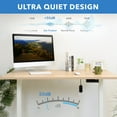 thumbnail image 5 of Dual Motor Electric Standing Desk with 55" Tabletop - White Base, 5 of 9