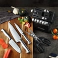 thumbnail image 2 of ® Knife Sets, German Stainless Steel Knife Block Sets with Built-in Sharpener, 2 of 7