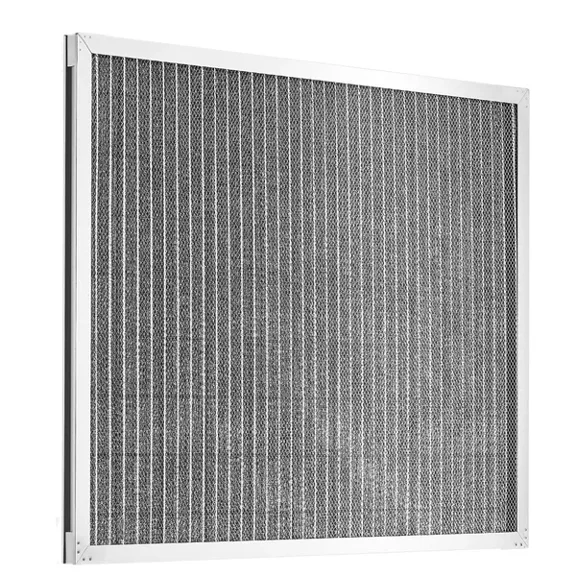 20x25x1 MERV 8 Aluminum Electrostatic Air Filter Actual Size 19.75x24.65x0.82