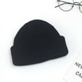 thumbnail image 5 of CoCopeanut Baru Wanita Musim Dingin Berusuk Rajutan Diborgol Pendek Melon Cap Padat Skull Longgar Retro Ski Fisherman Beanie Topi Pria Topi Wanita Topi hadiah, 5 of 6