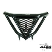 Yamaha Raptor 700 and Raptor 90 Intimidator Front Bumper Fits all Years and Models. Black Powdercoated Aluminum.  Made by Alba Racing