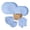 Blue #027, variant on 16 Piece Plastic Dinnerware Set for 4, Bowl Cup Plate Set Dinnerware for Home Kitchen, Complete Dinnerware for Home Kitchen Daily Use, Stackable Shatter Resistant Tableware for Small Family