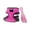 Pink, variant on Adjustable Soft Pet Chicken Harness Leash Set, Comfort Lightweight Walking Strap For Chickens, Anti-Scratch Outdoor Walking Lead For Poultry Daily Outside Activity Control Supplies-XS:6.7x(10-14)in