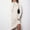 White, variant on Sentmoon Active Dress Long Sleeve Crew Neck Womens Dresses Casual Solid Color Loose Knitted Stretchy Oversized Prom Dresses for Teens Streetwear for Indoor Music Festival S