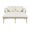 Beige, variant on Outdoor Patio Daybed, Woven Nylon Rope Backrest with Washable Cushions for Balcony, Poolside, Beige