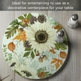 thumbnail image 2 of CounterArt Farmhouse Fall 4mm Tempered Glass Lazy Susan 13", 2 of 7