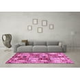 thumbnail image 3 of Ahgly Company Indoor Rectangle Abstract Pink Modern Area Rugs, 5' x 8', 3 of 4