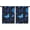 Black Blue Butterfly, variant on Blackout Kids Curtains,Beige Leaf Butterfly Pattern Childrens Insulated Curtains Set Of 2,Bedroom Essentials,Toddler Room Decor 42"x54"