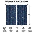 thumbnail image 2 of Blackout Kids Curtains,Colorful Dinosaurs Stars Pattern Childrens Insulated Curtains Set Of 2,Bedroom Essentials,Toddler Room Decor 42"x84", 2 of 5