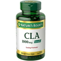 Nature's Bounty CLA Tonalin Softgels, 1000 Mg, 50 Ct