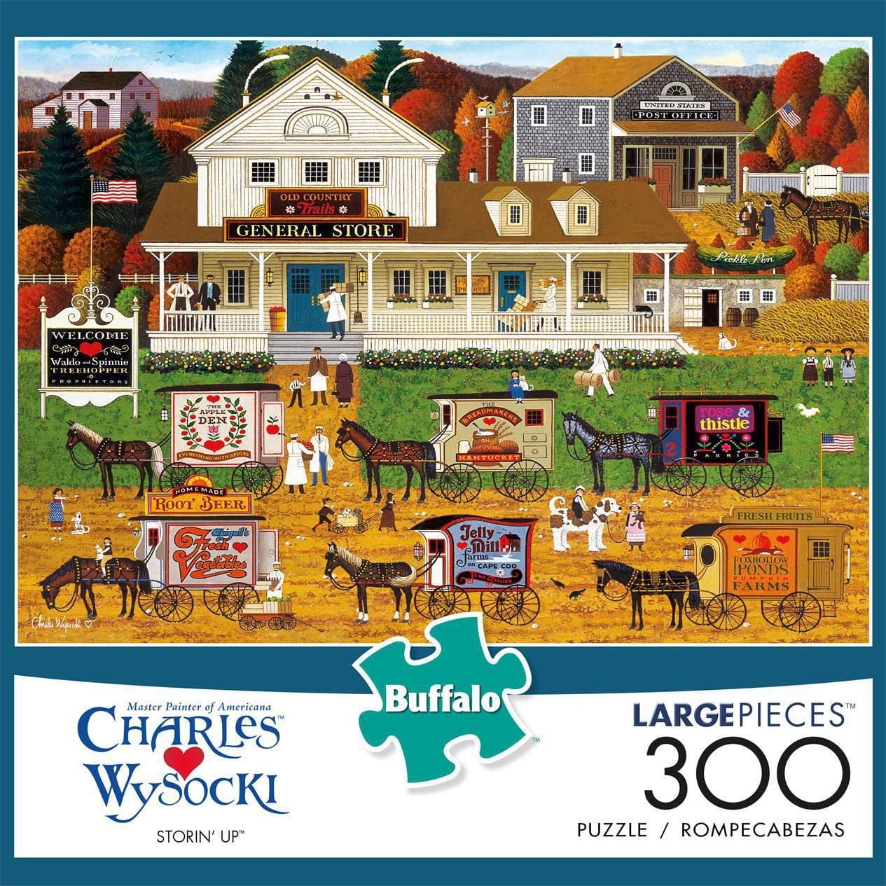 Buffalo Games - Charles Wysocki - Storin' Up - 300 Piece Jigsaw Puzzle