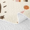 thumbnail image 5 of Manfei Boho Rainbow Bed Spread Queen, Star Planet Queen Coverlet Set, Beige, 3 Pieces, 1 Quilt and 2 Pillowcases, 5 of 7