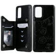thumbnail image 1 of Allytech Galaxy S20+ Case 6.7", S20 Plus Wallet Case, Slim Fit Butterfly Embossed PU Leather Lightweight Shockproof Full Protection Cards Slots Back Cover Shell for Samsung Galaxy S20+, Black, 1 of 9