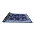 thumbnail image 2 of Ahgly Company Indoor Round Oriental Blue Industrial Area Rugs, 7' Round, 2 of 4