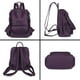 thumbnail image 4 of Mochila de viaje Uromee para mujer de piel vegana, 4 of 7