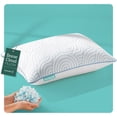 thumbnail image 1 of Almohada Dreamlab Snow Cloud Pillow Altura Ajustable con Memory Foam y Microfibras Firmeza Media Hipoalergénica Tamaño King Size, 1 of 7