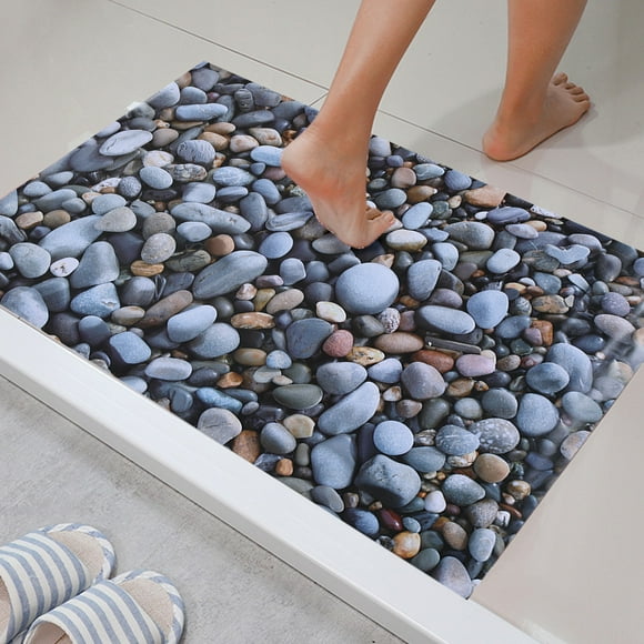 VIFER Autocollant Mural 50 * 70CM Autocollants de Sol antidérapants 3D pavé Autocollant Mural Salle de Bain décoration de Sol