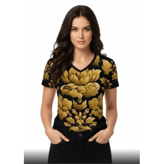 Lauris Couture Women's Gold Leaf T-Shirt