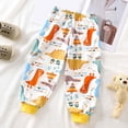 thumbnail image 2 of NOEGOEU Toddler Boys Girls Sweatpants Athletic Pull-On Pants with Elastic Waist and Pockets Joggers (Orange,8-9 Years ), 2 of 4