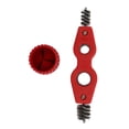 thumbnail image 1 of Copper Pipe Cleaner Reamer, Excellent Bristles Thick Handle Plastic Main Part Copper Pipe Chamfer Red Safe  For Cleaning, 1 of 8