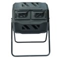 thumbnail image 1 of Garden Composting Tumbler, 42 Gallon Capacity With 2 Chambers Dual Rotating, Outdoor Yard Compost Bin, W/Sliding Door & Solid Steel, 1 of 19