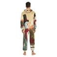 thumbnail image 7 of IAUYY Unisex Adult Onesie Pajamas Ultra-Soft Crystal-Soft Fabric, Halloween Adult Onesie Pajamas Adults,With a Zipper Plus Size Onesie Pajamas, Filled with Pinecones, 7 of 7