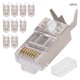 thumbnail image 1 of Enchufe modular de cable de red, 10 piezas Conector de módulo Cat RJ45 blindado R Ultra Responsivo, 1 of 8