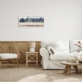 thumbnail image 2 of Stupell Industries Trees with Modern Splash Nature Painting White Framed Art Print Wall Art, 30 x 13, 2 of 8