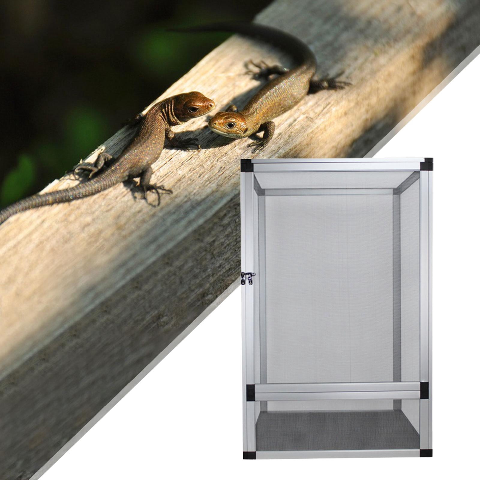 Bothyi Reptile Cage Terrarium Sturdy 360 degree Observation for Frog Gecko Bearded Dragon