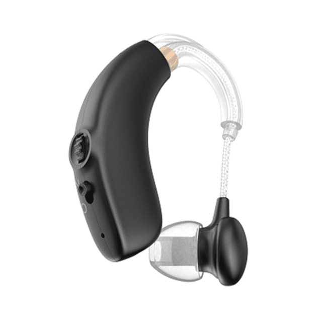 Audífonos para personas mayores recargables con cancelación de ruido, audífonos de venta libre (productos de amplificación de sonido personal BTE retroauriculares PSAP) LingWen 9024736124046