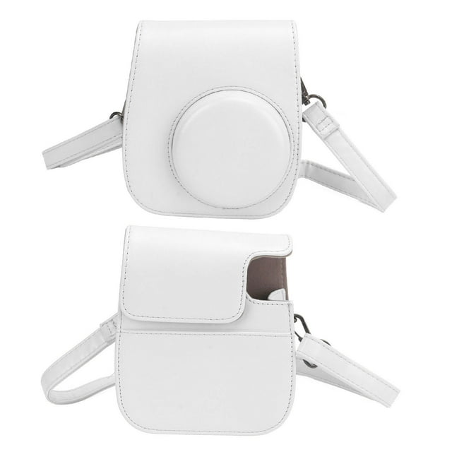 Mini Camera Protective Bag for Mini 12 - Durable PU Case with Album, Hanging Frames, and Stickers