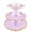 Purple Lace Edge, variant on SPRING PARK 3-Tier Round Cardboard Cupcake Stand for Cupcakes Perfect for Boy Birthday Baby Shower Party Supplies