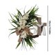 thumbnail image 2 of Decoraciones de Pascua para Casa Al Aire Libre Guirnalda Corona Puerta Colgando 19.68x19.68 Pulgadas, Decoración de Madera de Pascua con Conejito Y Arco para la Pantalla Del Festival de Primavera, 2 of 8