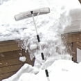 thumbnail image 3 of Costway 21FT Telescoping Snow Roof Rake Shovel Large Poly Blade Aluminum Tube Non-Slip Handle, 3 of 10
