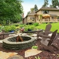thumbnail image 5 of PolyTEAK King Size Adirondack Chair w/ Durable & Waterproof Material, Brown, 5 of 5