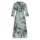 thumbnail image 3 of Vestido de Verano para Mujeres Impreso Cuello de Vuelta de Manga de Tres Cuartos, Estilo de Ocio de Moda para Ocasional, Fiesta Y Vacaciones, 3 of 5