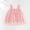 July 4th dress for girls-Pink, variant on VOUZZA Girls Sleeveless Holiday Party Mesh Dress Gold Polka Dot Print Puffy Tutu Princess Gown Formal Wear