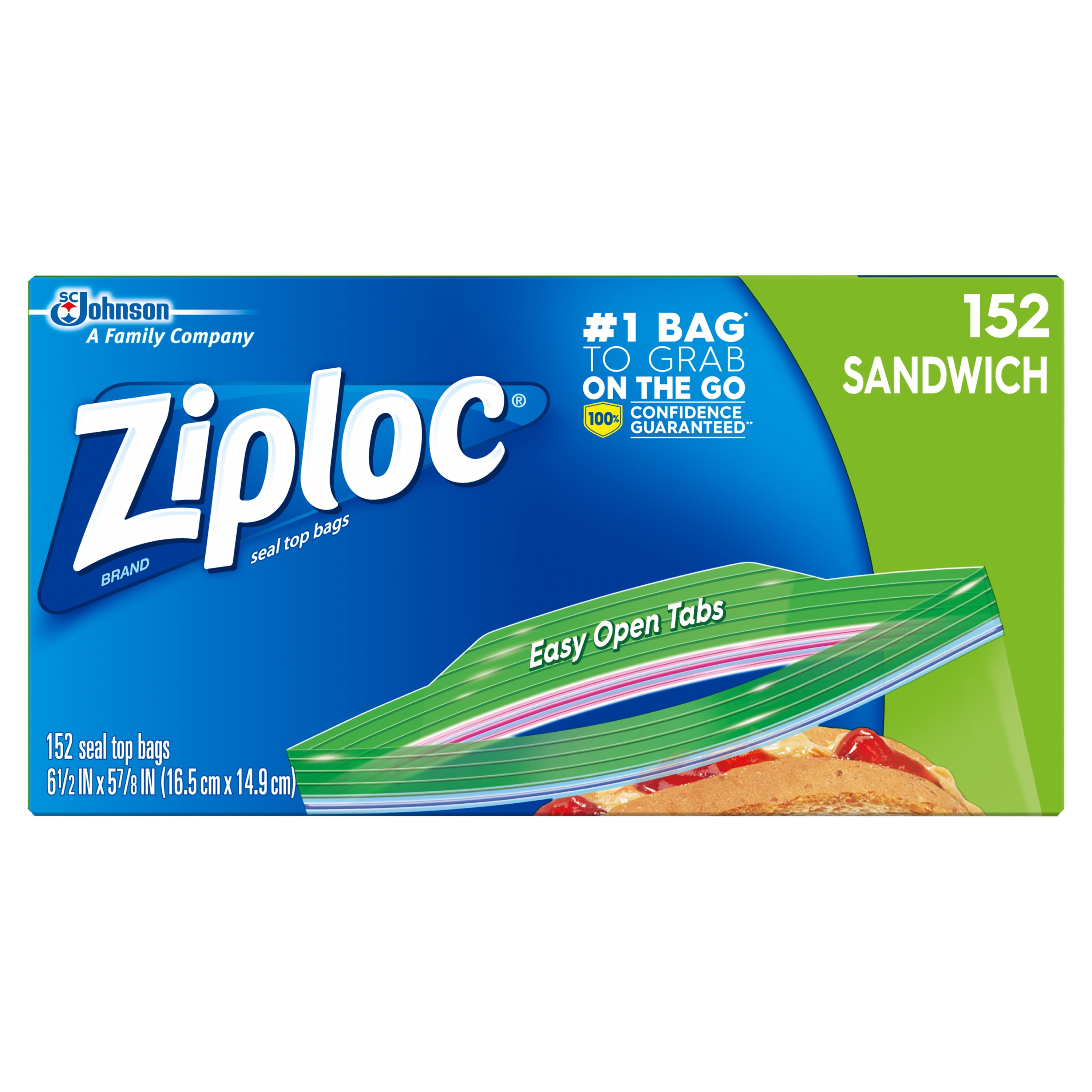 Ziploc Sandwich Bags 152 ct - Walmart 