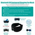 thumbnail image 3 of Karlsitek Sleep Eye Mask with Bluetooth Headphones, HD Stereo Sound and Long Battery Life 3D Sleeping Headphones for Side Sleepers Best Gift, 3 of 5