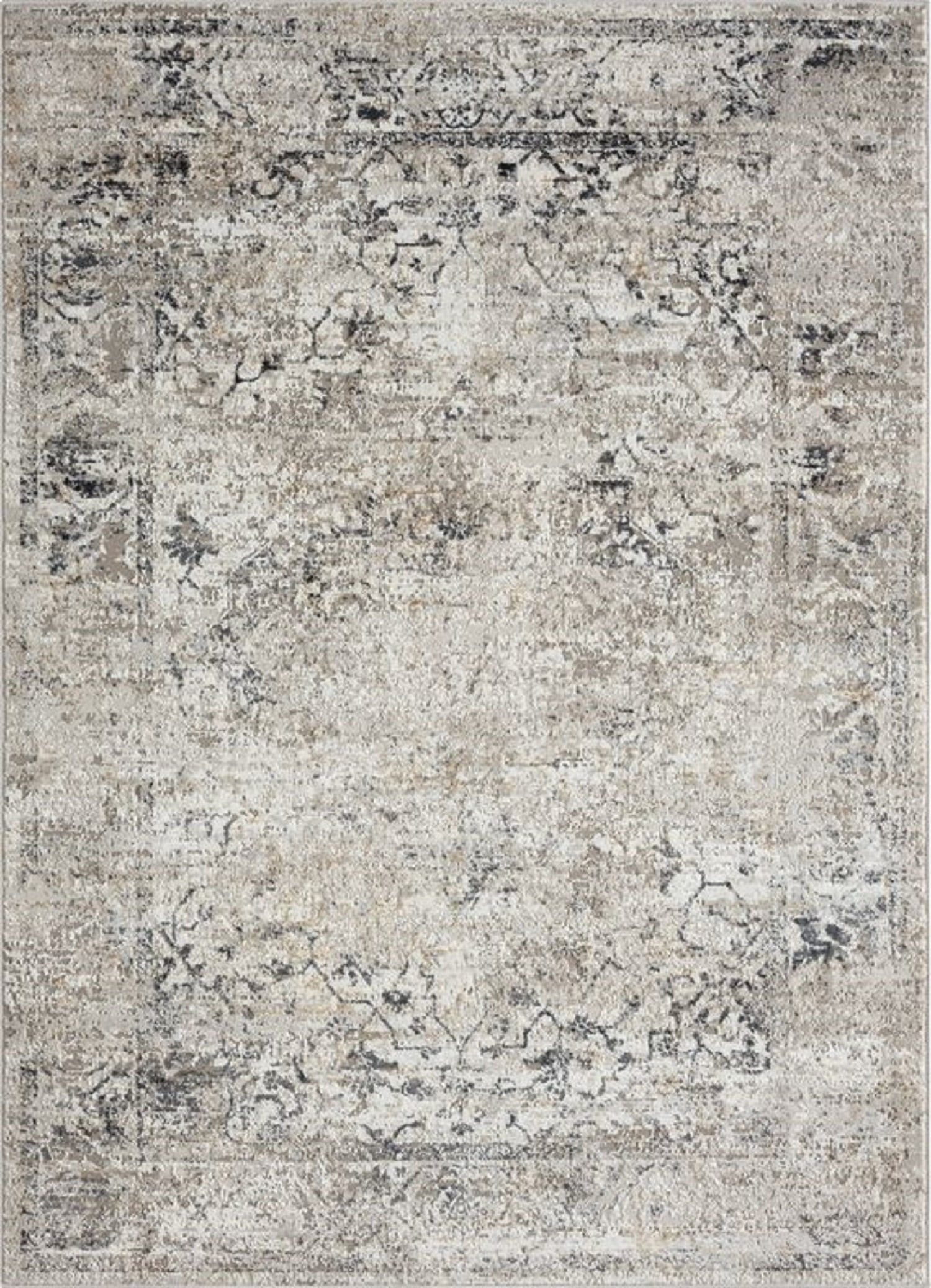 United Weavers Nelson Amos Transitional Medallion Area Rug, Beige, 9'10" X 13'2"