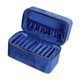 thumbnail image 2 of Caja organizadora para guardar pulseras, con cremallera, para viajes, para llevar y exhibir joyas Azul real, 2 of 9