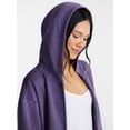 thumbnail image 5 of No Boundaries Boxy Zip Up Hoodie, Women's XXS-XXL, 5 of 6