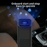 YUVA Car Air Purifier, Negative Ion, Odor Removal, Type-C Charging, 5V, 15㎡ Coverage, Black/White, Compact & Efficient, Oxygen Bar