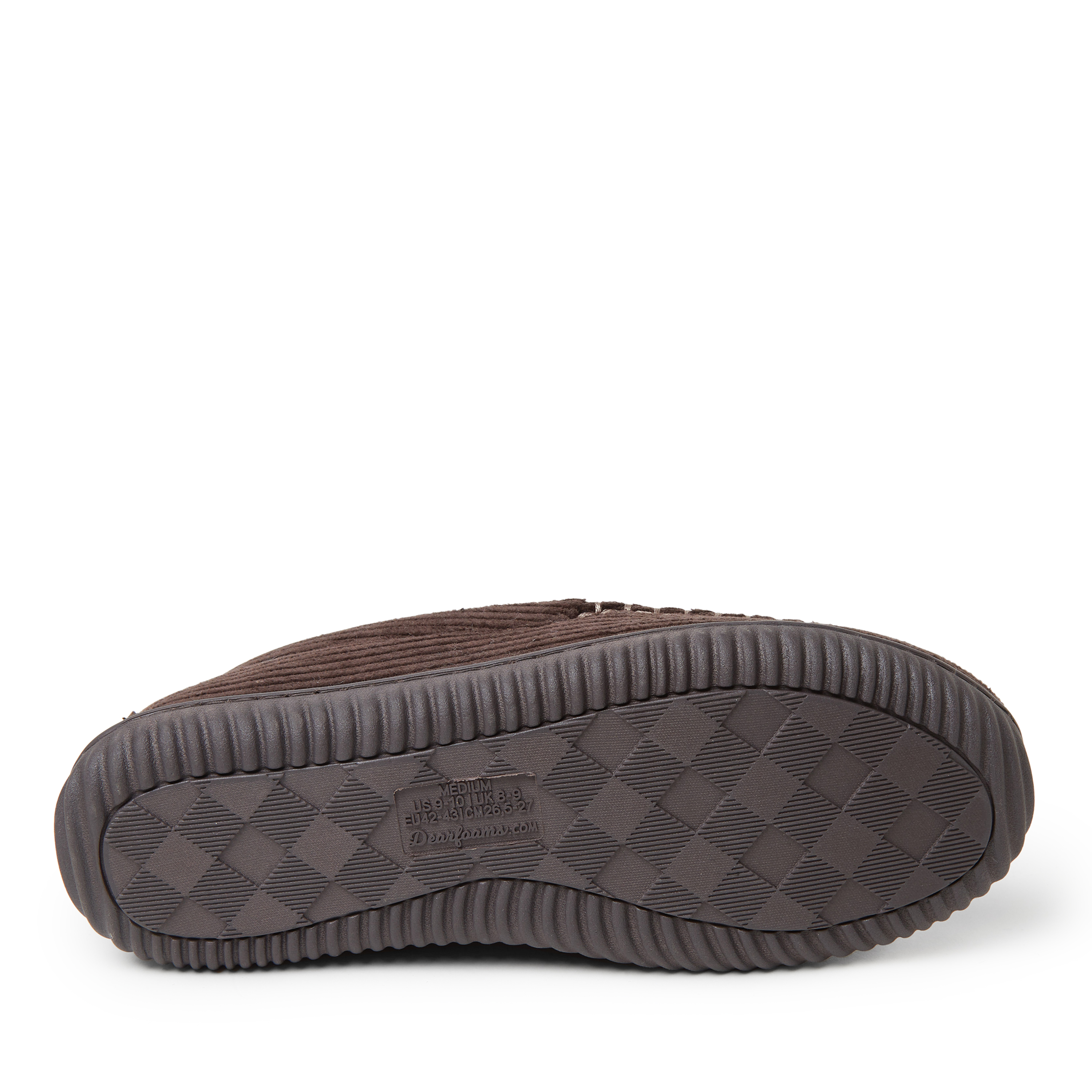 Dearfoams Men's Niles Corduroy Moccasin 