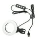 thumbnail image 5 of Luz de relleno para selfies Jadeshay anillo de luz LED regulable 4 pulgadas Negro, 5 of 8