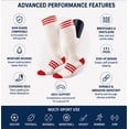 thumbnail image 5 of 5 Pairs Knee High Soccer Socks for Men Women, Cushioned Athletic Football Socks, Breathable Moisture Wicking, Stretch Fit for Team Sports, Training and Outdoor Play, 5 of 5