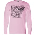 thumbnail image 3 of Inktastic Arkansas State Word Salad Long Sleeve T-Shirt, 3 of 5