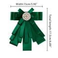 thumbnail image 3 of Unique Bargains Pre-tied Pin Brooch for Women Bow Tie Solid Color Bowknot Necktie, 3 of 6