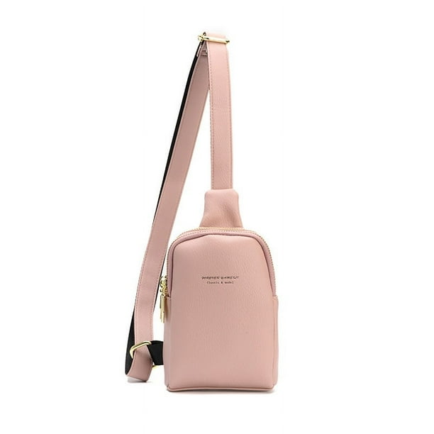 Small Crossbody Sling Bags for Women Vegan Leather Cell Phone Purse Fanny Packs for Women Men
